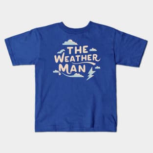 The Weather Man Bold Lightning Design Kids T-Shirt